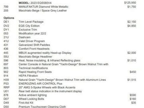 Certified 2023 Mercedes-Benz EQS 580 4MATIC Sedan image 4