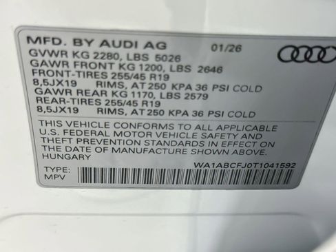 New 2026 Audi Q3 quattro 2.0T image 28