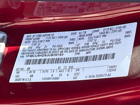 Used 2018 Ford Escape SEL AWD/4WD image 33