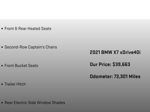 Used 2021 BMW X7 xDrive40i w/ Premium Package AWD/4WD image 30