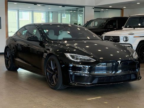 Used 2021 Tesla Model S Plaid AWD/4WD image 3