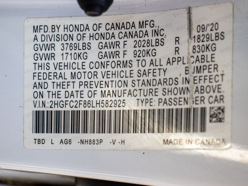 Used 2020 Honda Civic Sport image 32