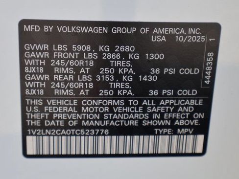 Certified 2026 Volkswagen Atlas SE AWD/4WD image 26