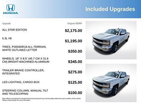Used 2017 Chevrolet Silverado 1500 LT w/ All Star Edition AWD/4WD image 3