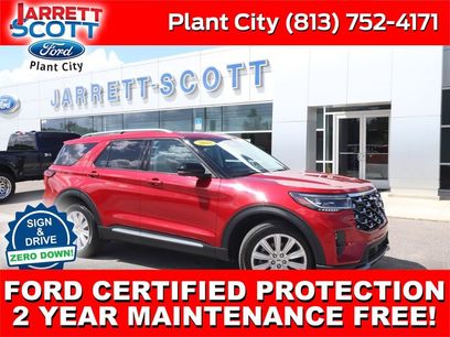 Certified 2025 Ford Explorer Platinum w/ LUX Leather Package