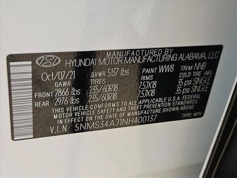 Used 2022 Hyundai Santa Fe SEL w/ Convenience + Premium Package FWD image 25