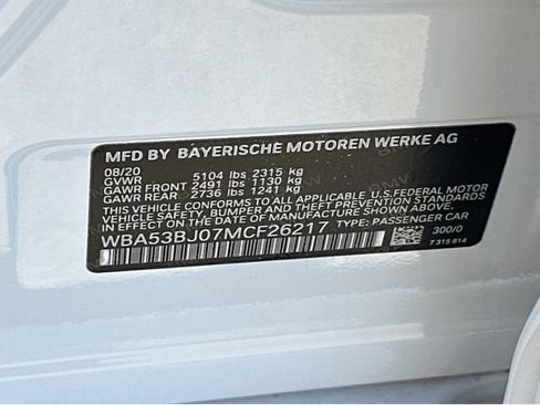 Used 2021 BMW 540i w/ Premium Package RWD image 28