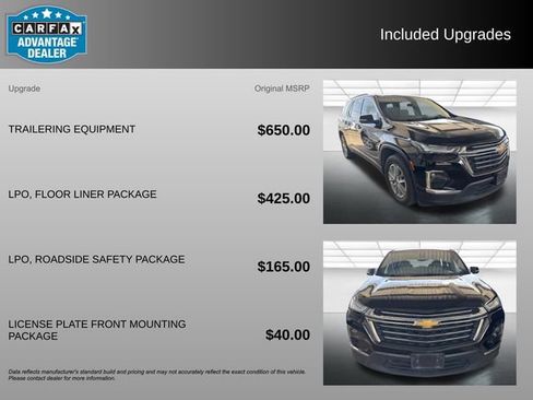Certified 2023 Chevrolet Traverse LT w/ LPO, Floor Liner Package image 3