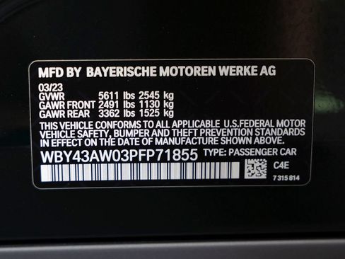 Certified 2023 BMW i4 eDrive35 w/ Premium Package RWD image 35