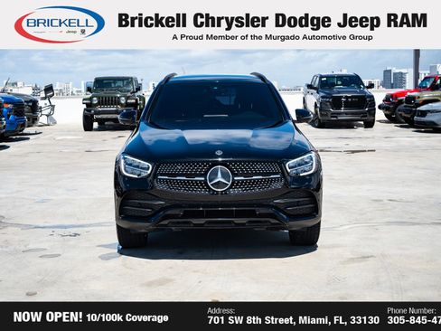 Used 2021 Mercedes-Benz GLC 300 w/ AMG Line image 2