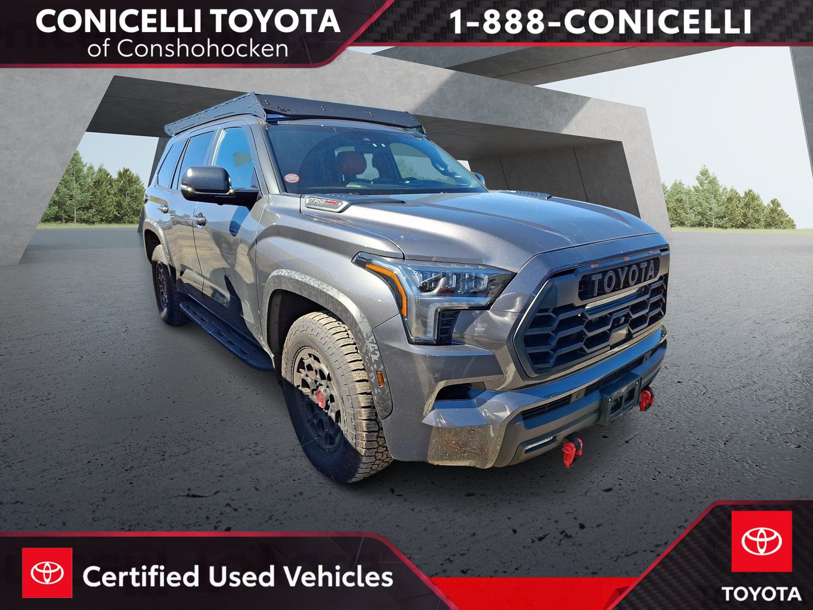 Used 2025 Toyota Sequoia TRD Pro w/ Tow Technology Package AWD/4WD image 1