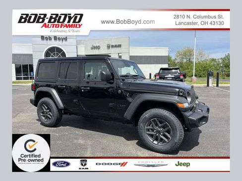 Certified 2025 Jeep Wrangler Unlimited Sport AWD/4WD image 1
