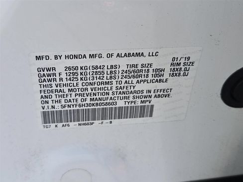 Used 2019 Honda Pilot EX image 25