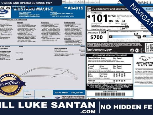 Used 2023 Ford Mustang Mach-E Select RWD image 1