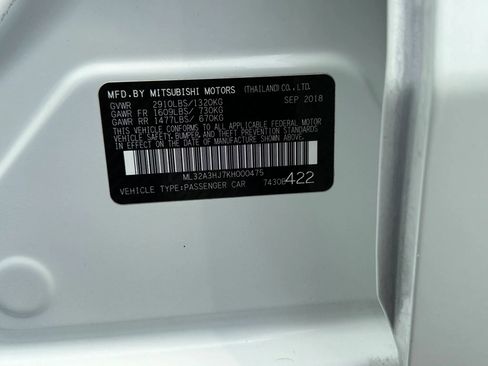 Used 2019 Mitsubishi Mirage ES FWD image 38
