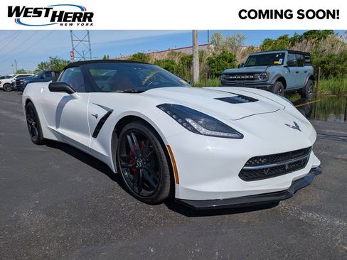 Used 2015 Chevrolet Corvette Stingray Convertible w/ 2LT Preferred Equipment Group RWD image 1