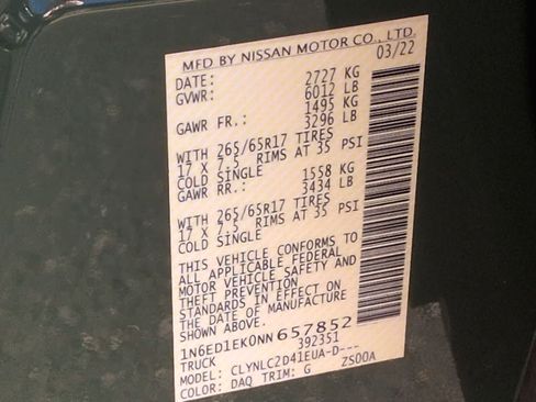 Used 2022 Nissan Frontier SV w/ SV Premium Package image 39