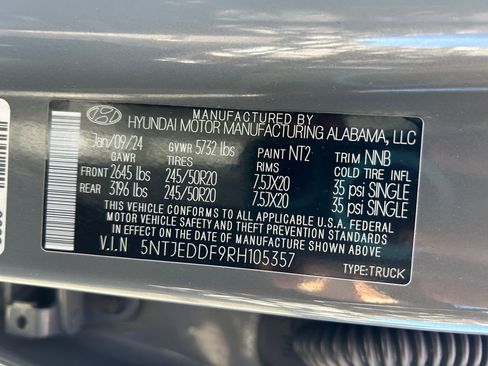 Used 2024 Hyundai Santa Cruz Limited AWD/4WD image 35