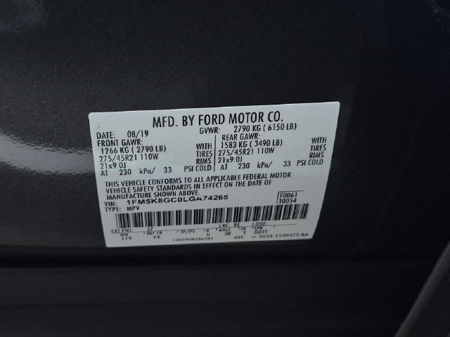 Used 2020 Ford Explorer ST w/ ST Street Pack AWD/4WD image 39