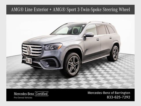Certified 2024 Mercedes-Benz GLS 450 4MATIC w/ AMG Line Exterior image 1