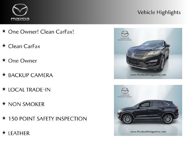 Used 2015 Lincoln MKC AWD w/ Equipment Group 102A Reserve image 2
