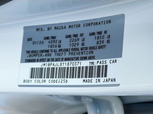 New 2026 MAZDA MAZDA3 s FWD image 44
