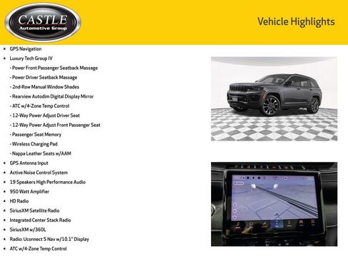 Used 2022 Jeep Grand Cherokee Overland w/ Luxury Tech Group IV AWD/4WD image 4