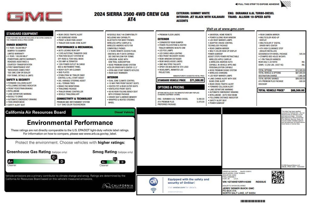 Used 2024 GMC Sierra 3500 AT4 w/ AT4 Premium Plus Package AWD/4WD image 4