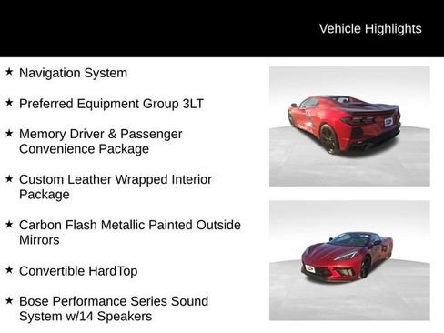 Certified 2025 Chevrolet Corvette Stingray Premium Conv w/ 3LT image 3