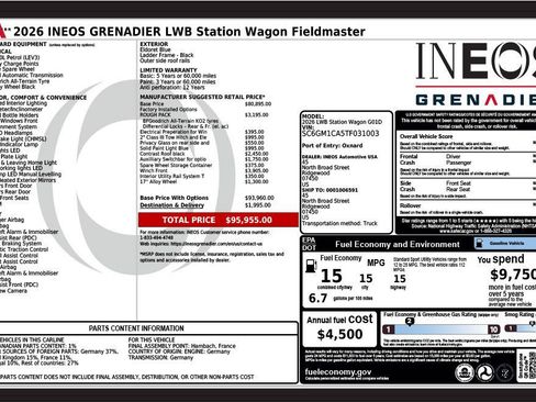 Used 2026 INEOS Grenadier AWD/4WD image 3