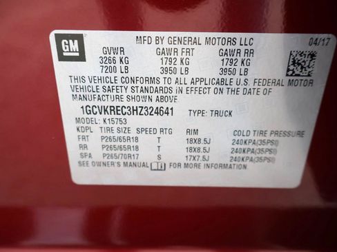Used 2017 Chevrolet Silverado 1500 LT w/ All Star Edition AWD/4WD image 17