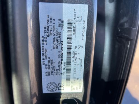 Used 2021 Ford F150 Platinum w/ FX4 Off-Road Package image 50