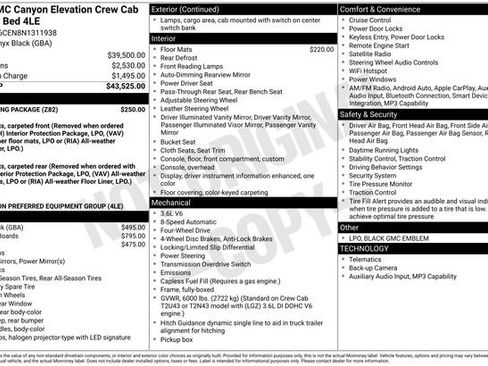 Used 2022 GMC Canyon Elevation w/ Trailering Package AWD/4WD image 4