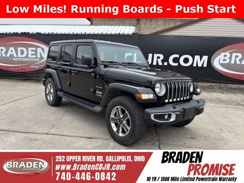 Used 2021 Jeep Wrangler Unlimited Sahara image 1