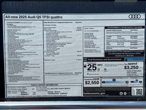Certified 2025 Audi Q5 Premium w/ Premium Plus AWD/4WD image 21