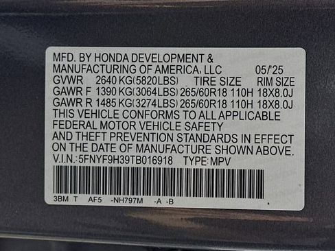 Used 2026 Honda Passport RTL image 34