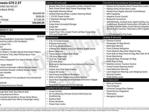 Used 2025 Genesis G70 2.5T image 51