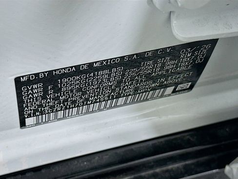 New 2026 Honda HR-V EX-L image 22