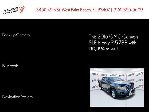 Used 2016 GMC Canyon SLE image 24