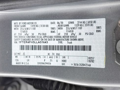 Used 2020 Ford Ranger XLT w/ Equipment Group 301A Mid AWD/4WD image 34