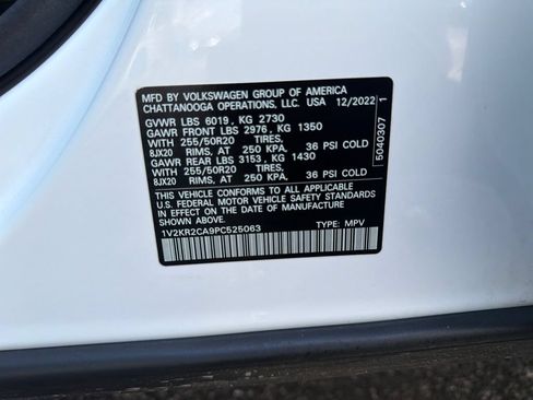 Used 2023 Volkswagen Atlas SE w/ Panoramic Sunroof Package AWD/4WD image 31