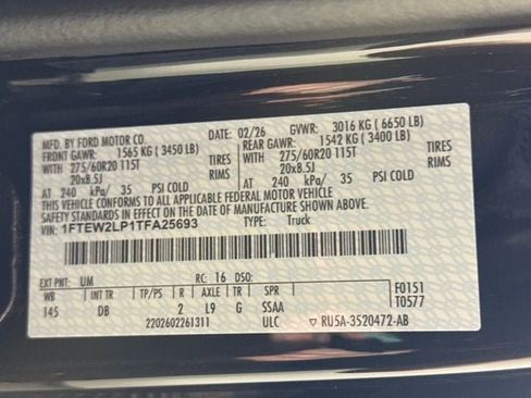 New 2026 Ford F150 STX w/ Equipment Group 200A AWD/4WD image 19