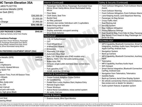 New 2026 GMC Terrain Elevation w/ Technology Package II FWD image 6
