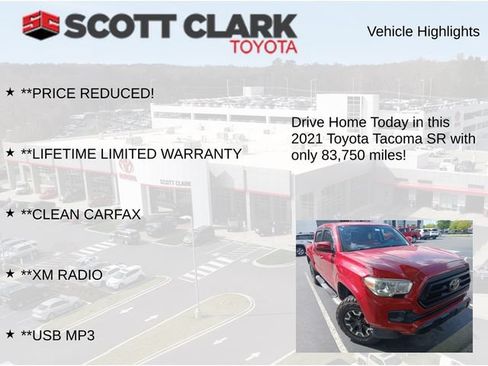 Used 2021 Toyota Tacoma SR w/ SR Convenience Package RWD image 10