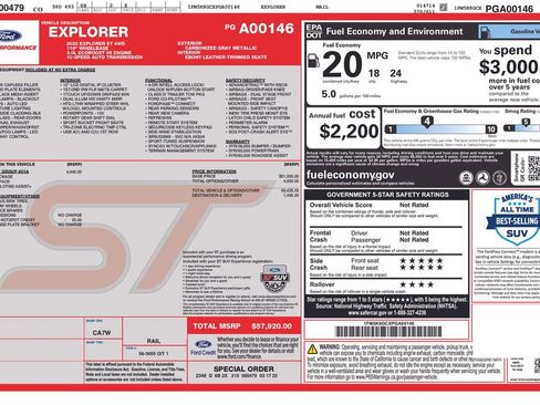 Used 2023 Ford Explorer ST w/ Equipment Group 401A image 26