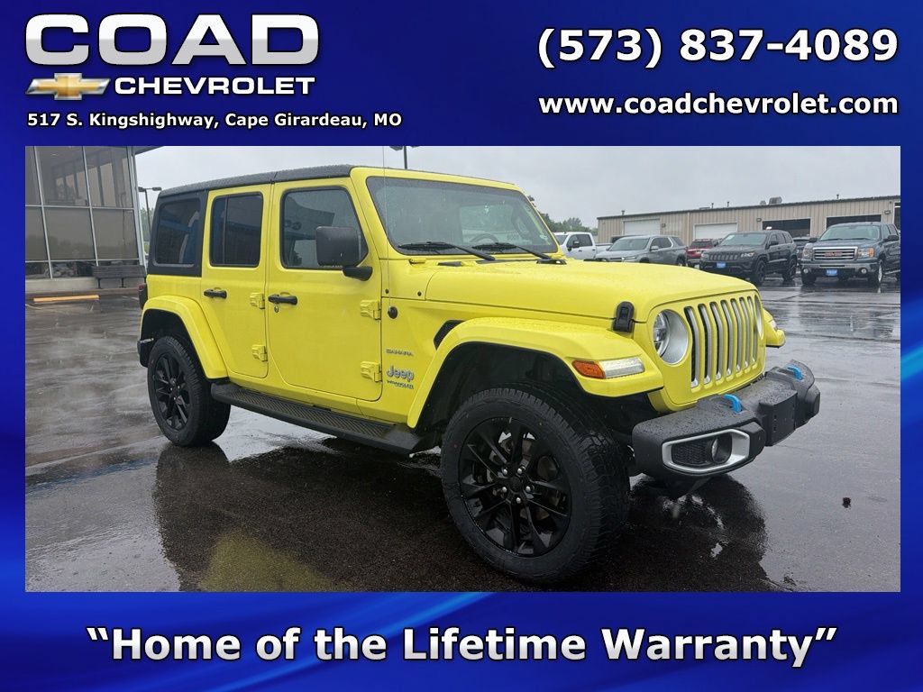Used 2022 Jeep Wrangler Unlimited Sahara w/ Cold Weather Group AWD/4WD image 1