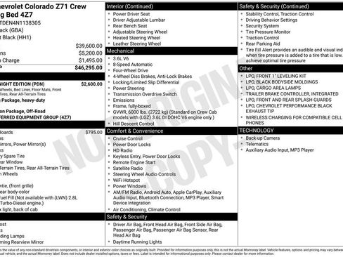 Used 2022 Chevrolet Colorado Z71 w/ Z71 Midnight Edition image 36