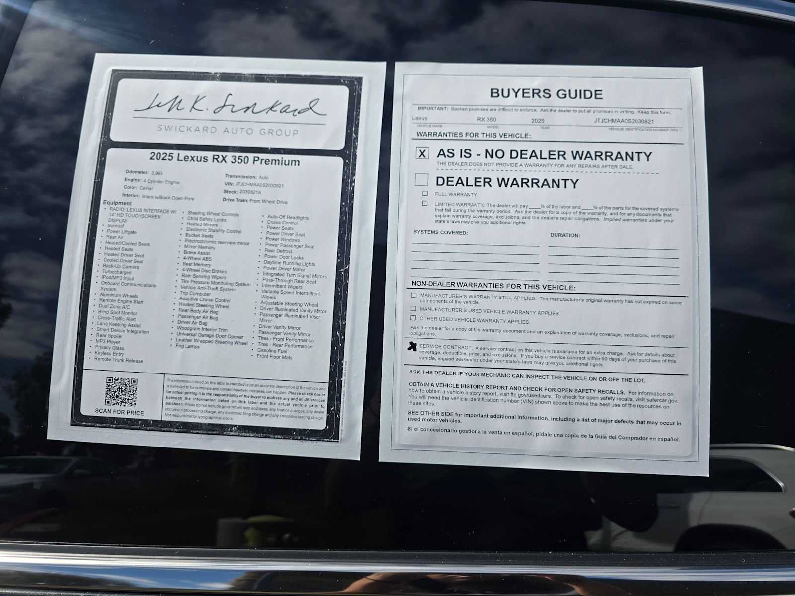 Used 2025 Lexus RX 350 Premium FWD image 16