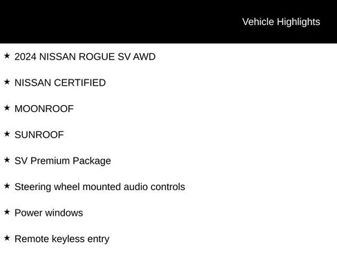 Certified 2024 Nissan Rogue SV w/ SV Premium Package AWD/4WD image 6