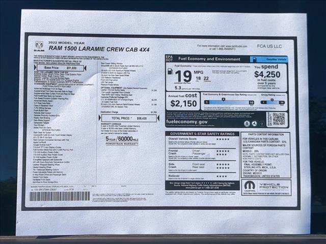Used 2022 RAM 1500 Laramie AWD/4WD image 25